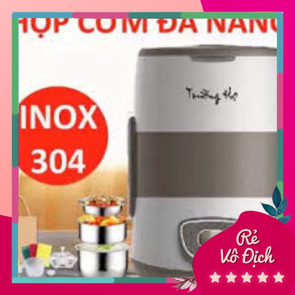 [Free Ship] Hộp Cơm Inox Đa Năng Trường Thọ Chính Hãng