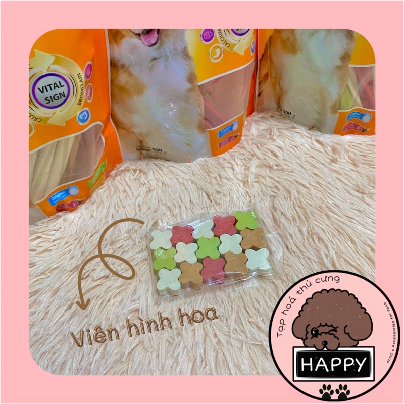 [Mix vị 50gr] Thanh gặm xương thưởng ăn vặt cho chó Goodies - Tạp Hoá Thú Cưng Happy