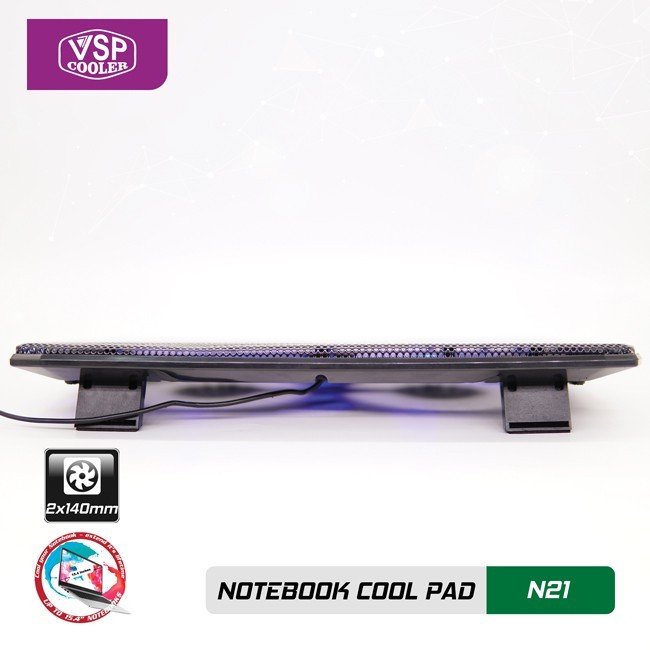 Đế tản nhiệt laptop N21 (2 FAN 14cm)