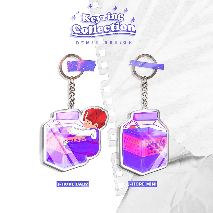 MÓC CHÌA KHÓA BANGTAN BOYS CHIBI