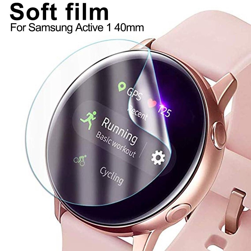 1/ 3 Kính Cường Lực Mềm Cho Đồng Hồ Samsung Galaxy 42Mm 46Mm Gear Sport S2 S4 S3
