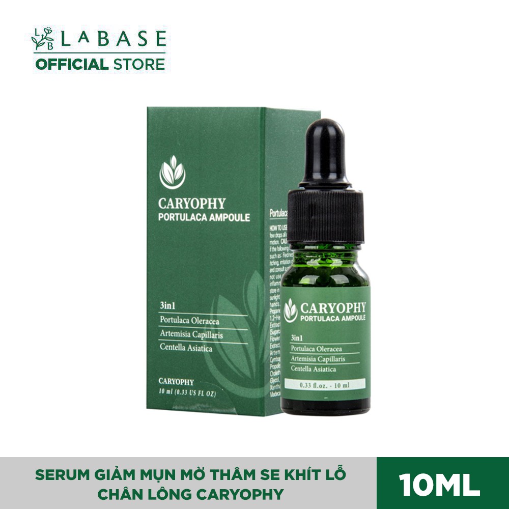 Serum giảm mụn mờ thâm se khít lỗ chân lông Caryophy 10ml - Hàng nhập khẩu chính hãng