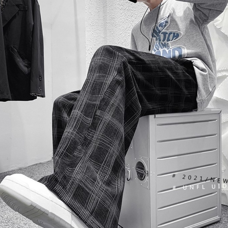 quần jean nam Quần dài ống rộng họa tiết sọc caro thời trang cho nam size S-3XL Quần jean nam cạp cao ống suông rộng quần bò baggy nam phom xuông chất jeans mềm, dày dặn xu hướng Quần Jean Ống Rộng Nam Nữ Unisex WASH 3 Màu Hàng Cao Cấp 2023