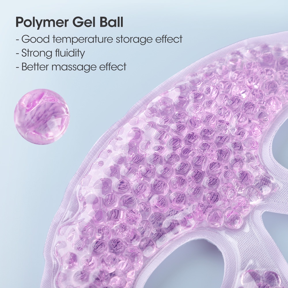 Mặt Nạ Gel Làm Nóng Lạnh Chăm Sóc Da Mặt Mềm Mại Có Thể Tái Sử Dụng Tiện Lợi