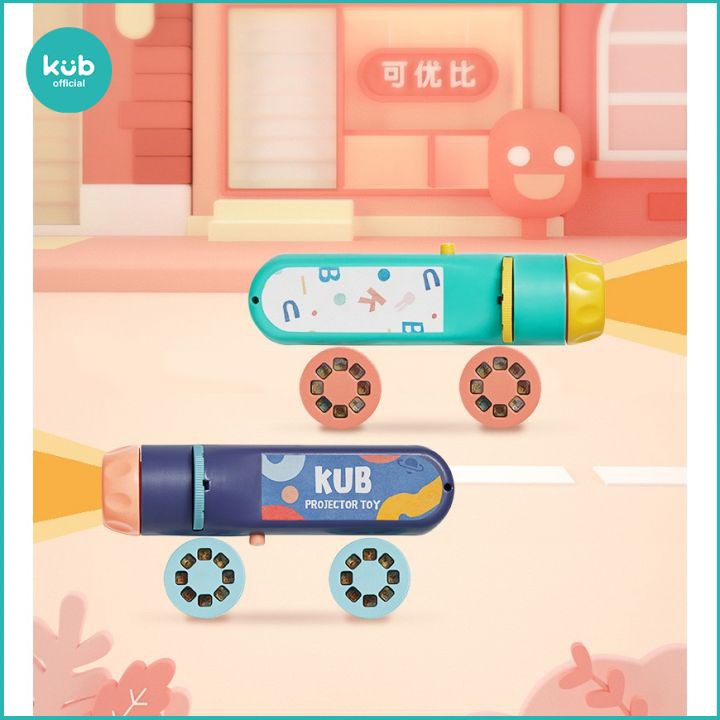 Đèn Pin chiếu phim cho bé KUB, đèn Pin kể chuyện có màu trẻ em - KUB OFFICIAL