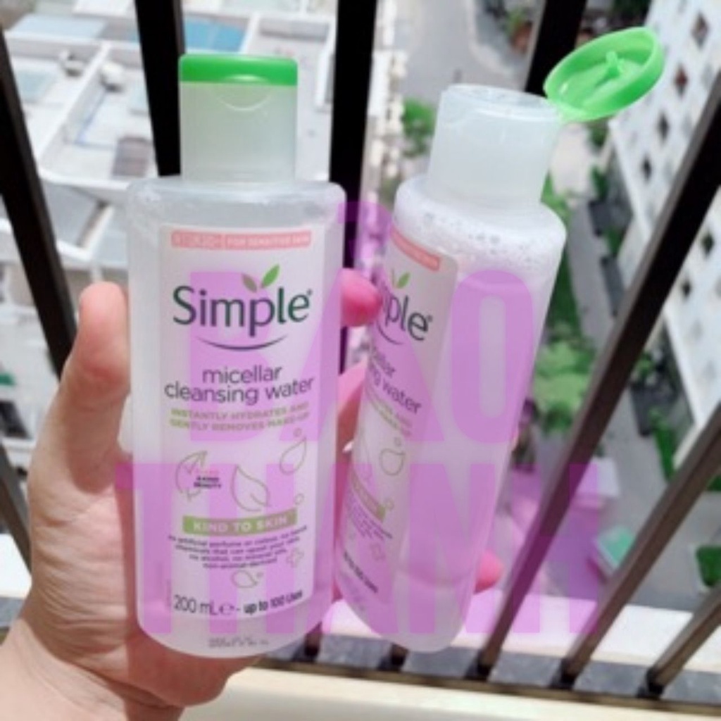 Combo Simple Tẩy trang 200ml + Sữa rửa mặt 150ml + Toner 200ml cho da sạch khỏe đẹp_bao_thanh.cosmetic | BigBuy360 - bigbuy360.vn