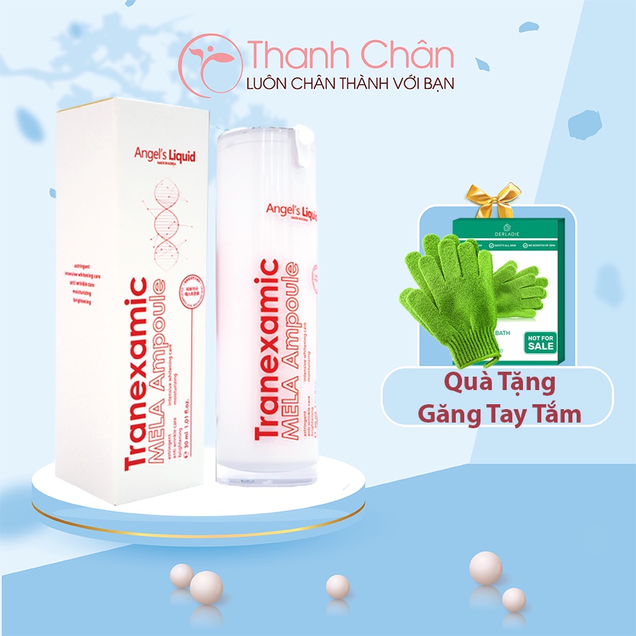 Siêu Tinh Chất Tranexamic Acid Xoá Thâm Đỏ, Mờ Sạm Nám Angel Liquid Tranexamic Mela Ampoule 30ml