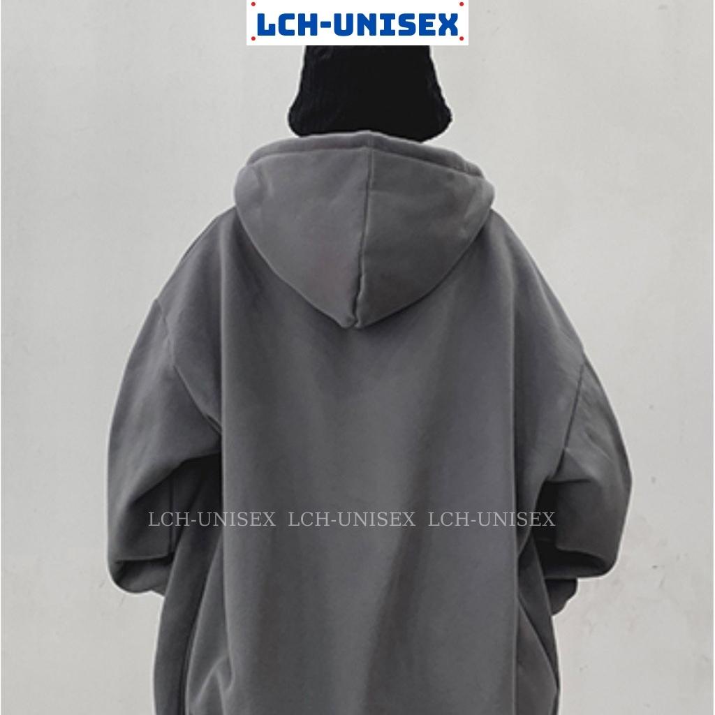 Áo khoác hoodie zip nam nữ 4 túi thêu chữ YSTAOZIS form rộng jacket unisex có khóa kéo vải nỉ bông dày mịn Lchunisex