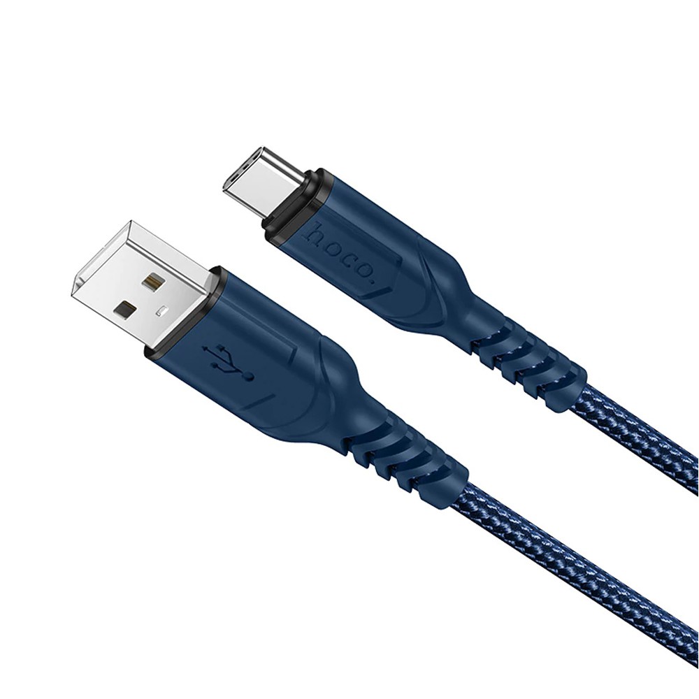 Cáp sạc Hoco X59 USB to Type-C sạc nhanh 3A, đầu sạc chống gẫy gập, hỗ trợ truyền dữ liệu dành cho điện thoại dài 1m