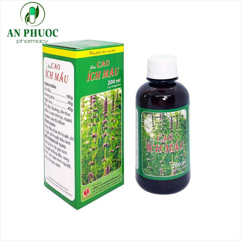 (CHÍNH HÃNG) SIRO CAO ÍCH MẪU CHAI 200ML