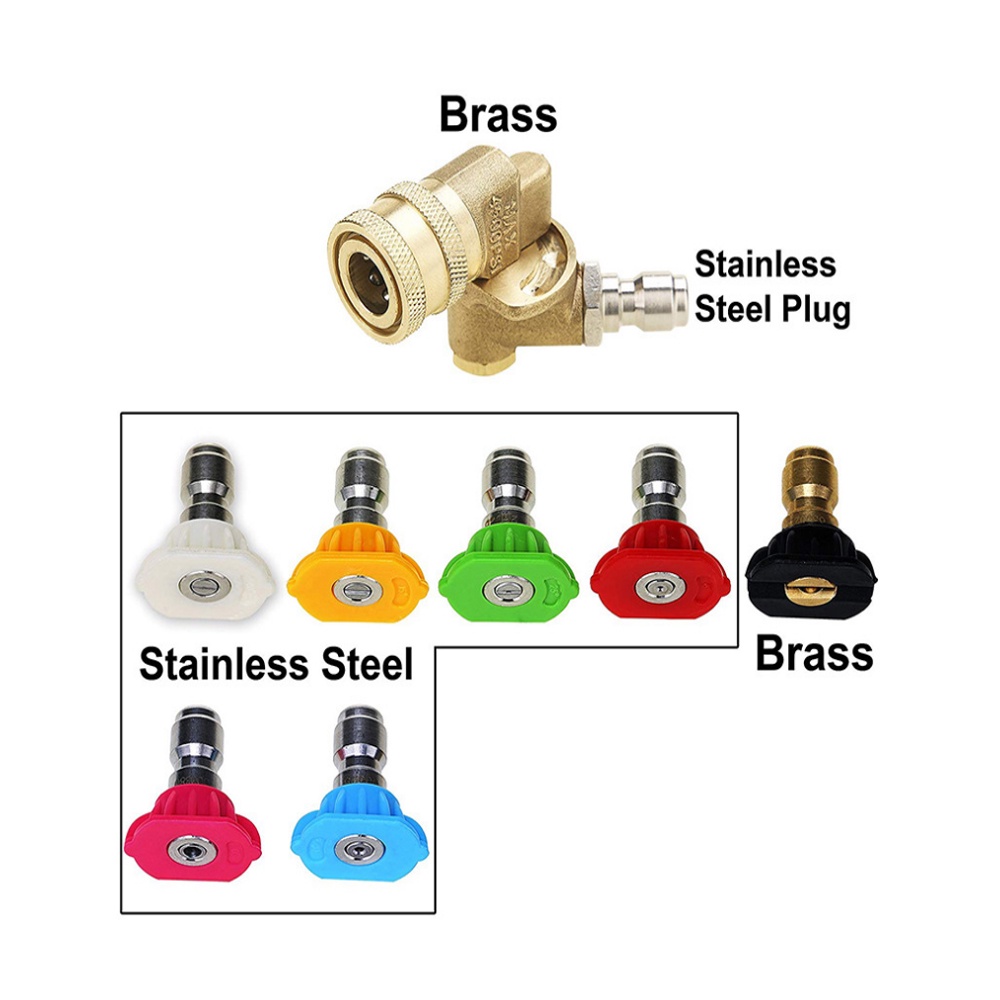 Bộ đầu vòi phun nước áp suất 1 / 4 "cho xe hơi số lượng tùy chọn