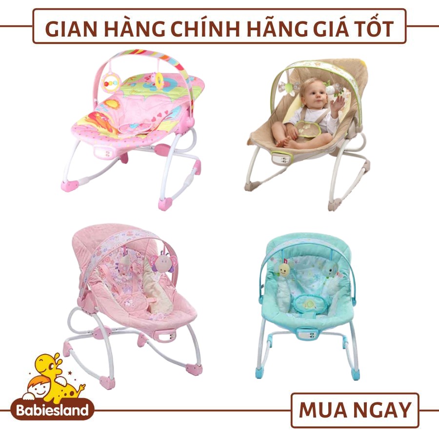 Ghế rung nằm chơi có nhạc Mastela chính hãng có bảo hành