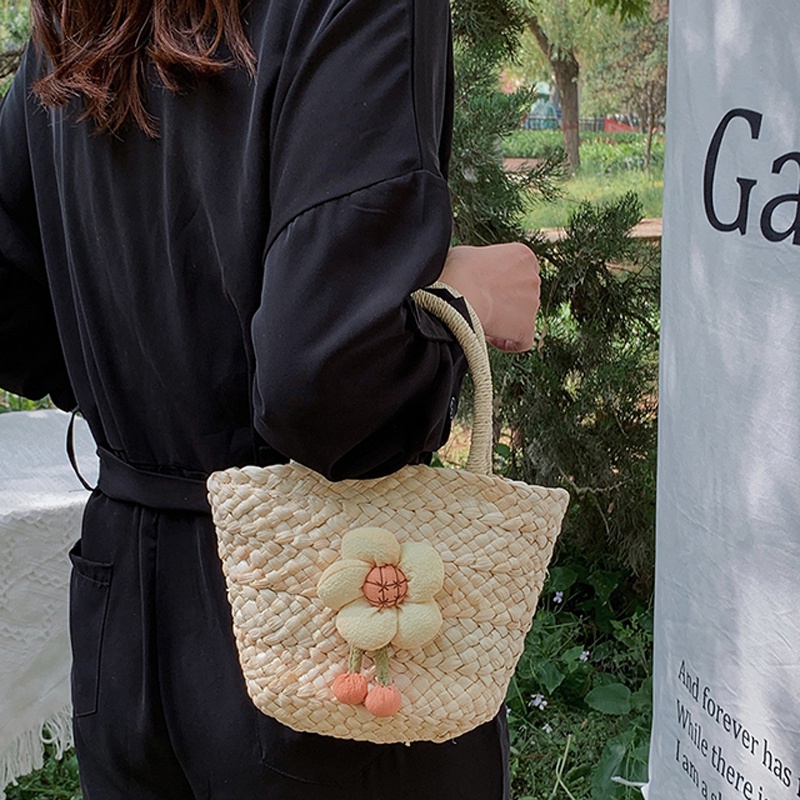 Túi Xách Cói Thời Trang Mùa Hè Hàn Quốc Chất Lượng Cao Cho Nữ