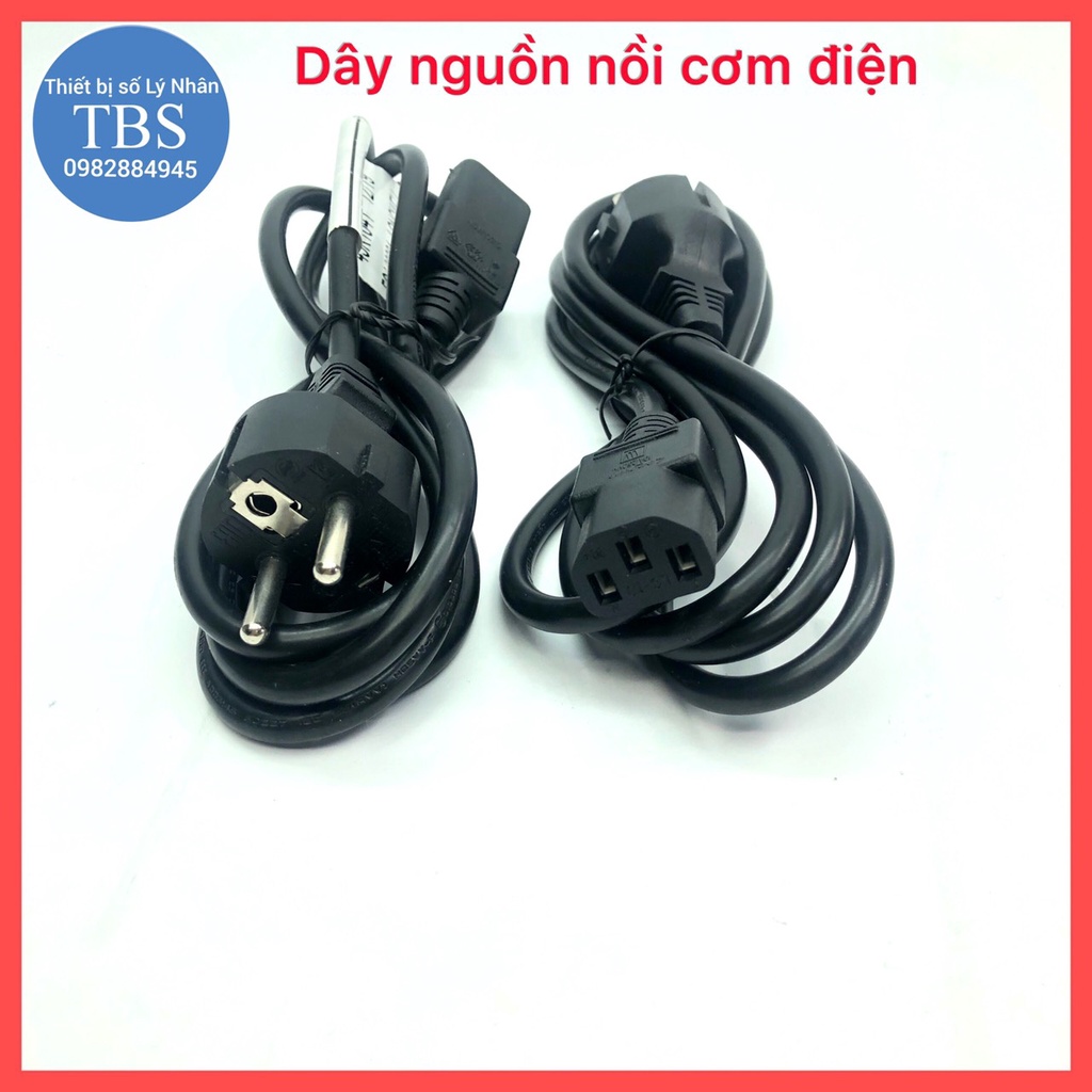 Dây nguồn số 8 và nguồn nồi cơm điện dài 2m đồng nguyên chất mới tinh