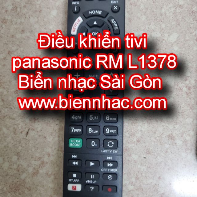 Điều khiển tivi panasonic RM L1378