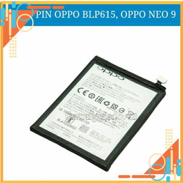 Pin oppo neo 9 ( oppo A37 ) BLP615 xịn bảo hành 6 tháng