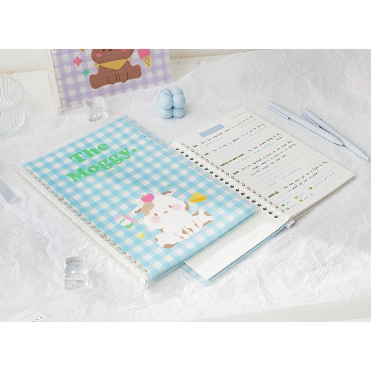 Sổ bìa còng hoạt hình cute A5-B5  -StudywithNgan-cong03