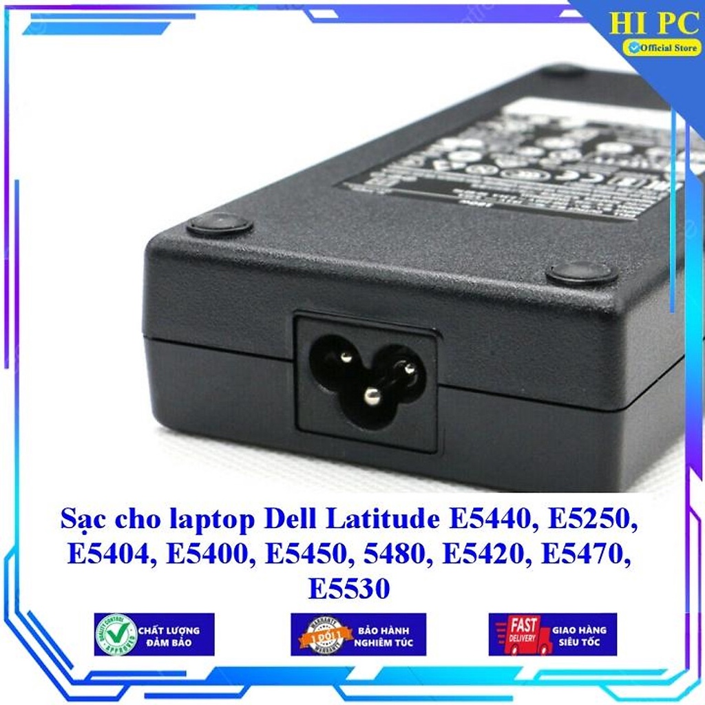 Sạc cho laptop Dell Latitude E5440 E5250 E5404 E5400 E5450 5480 E5420 E5470 E5530 - Hàng Nhập khẩu