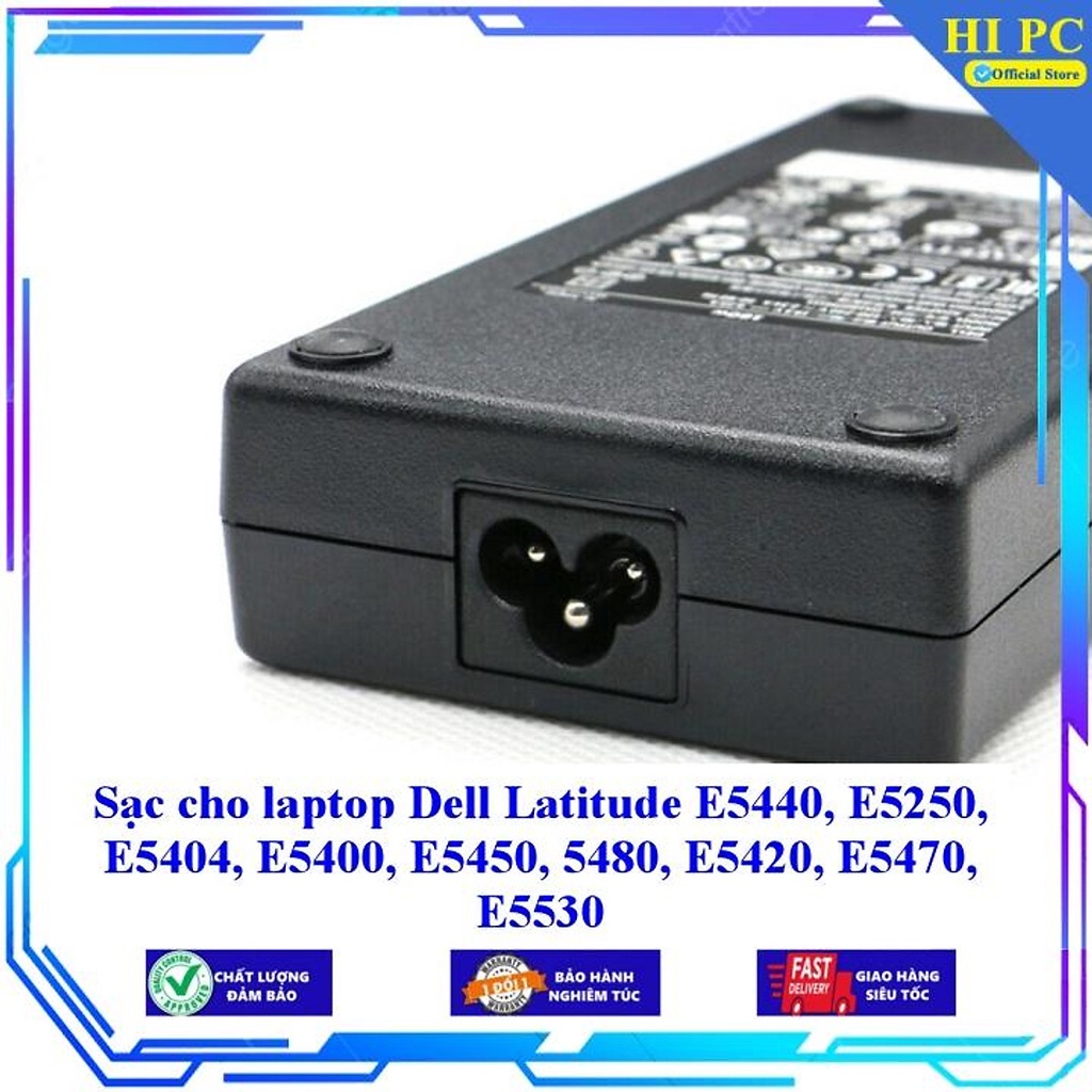Sạc cho laptop Dell Latitude E5440 E5250 E5404 E5400 E5450 5480 E5420 E5470 E5530 - Hàng Nhập khẩu