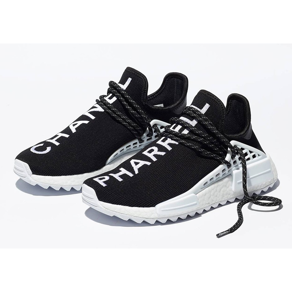 XẢ KHO THANH LÝ GIÀY THỂ THAO NMD HUMAN RACE TRAIL EXCLUSIVE PAIR BLACK/WHITE [XIÊU RẺ]