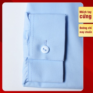 áo sơ mi nữ dài tay vải cotton lụa mềm mịn