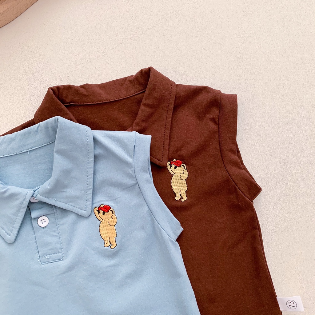 Set Áo Thun Tay Ngắn &amp; Quần Short Cho Bé