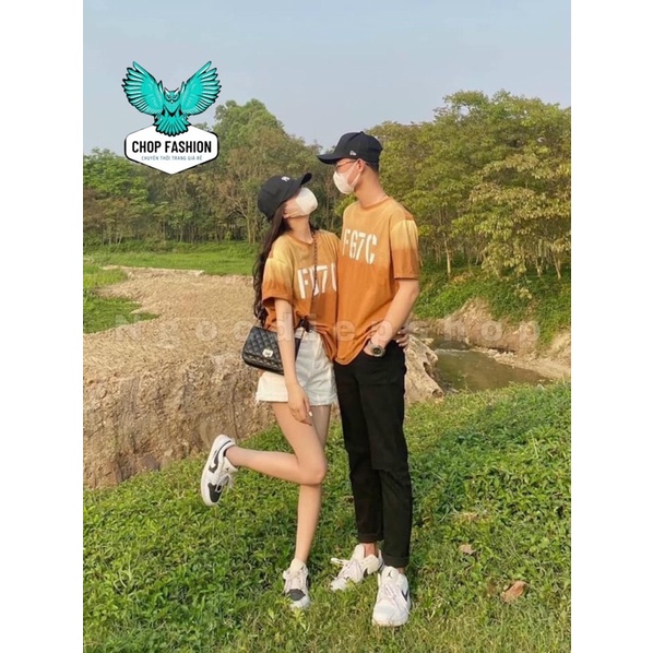 Áo Phông Nam Nữ Couple Tay Ngắn In Chữ Thời Trang Hàn Quốc