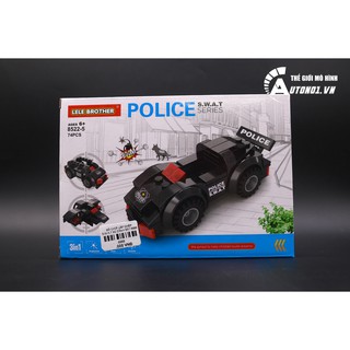 ĐỒ CHƠI LẮP GHÉP NON LEGO S.W.A.T XE CẢNH SÁT 6988