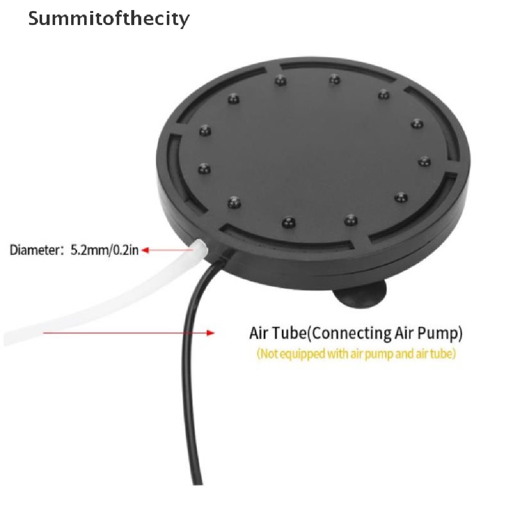 Đá Sủi Bọt Khí Bể Cá Có Đèn LED Nhiều Màu