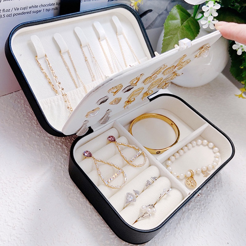 Hộp đựng đồ trang sức NAFENAI phong cách Châu Âu đơn giản cao cấp