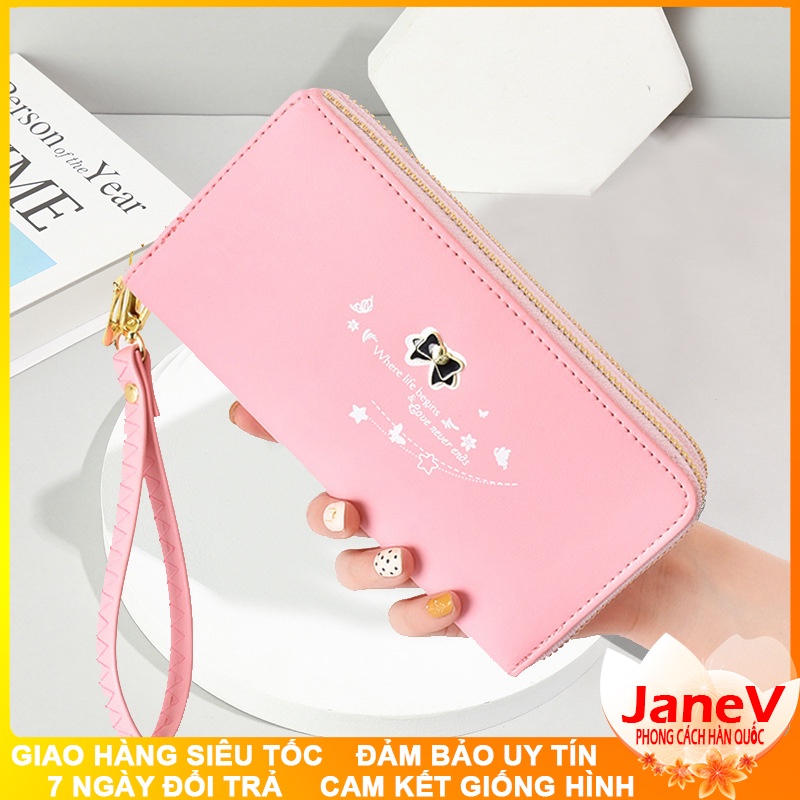 Ví Nữ Dài Cầm Tay Cao Cấp Sang Trọng Phong Cách Hàn Quốc TVNN400