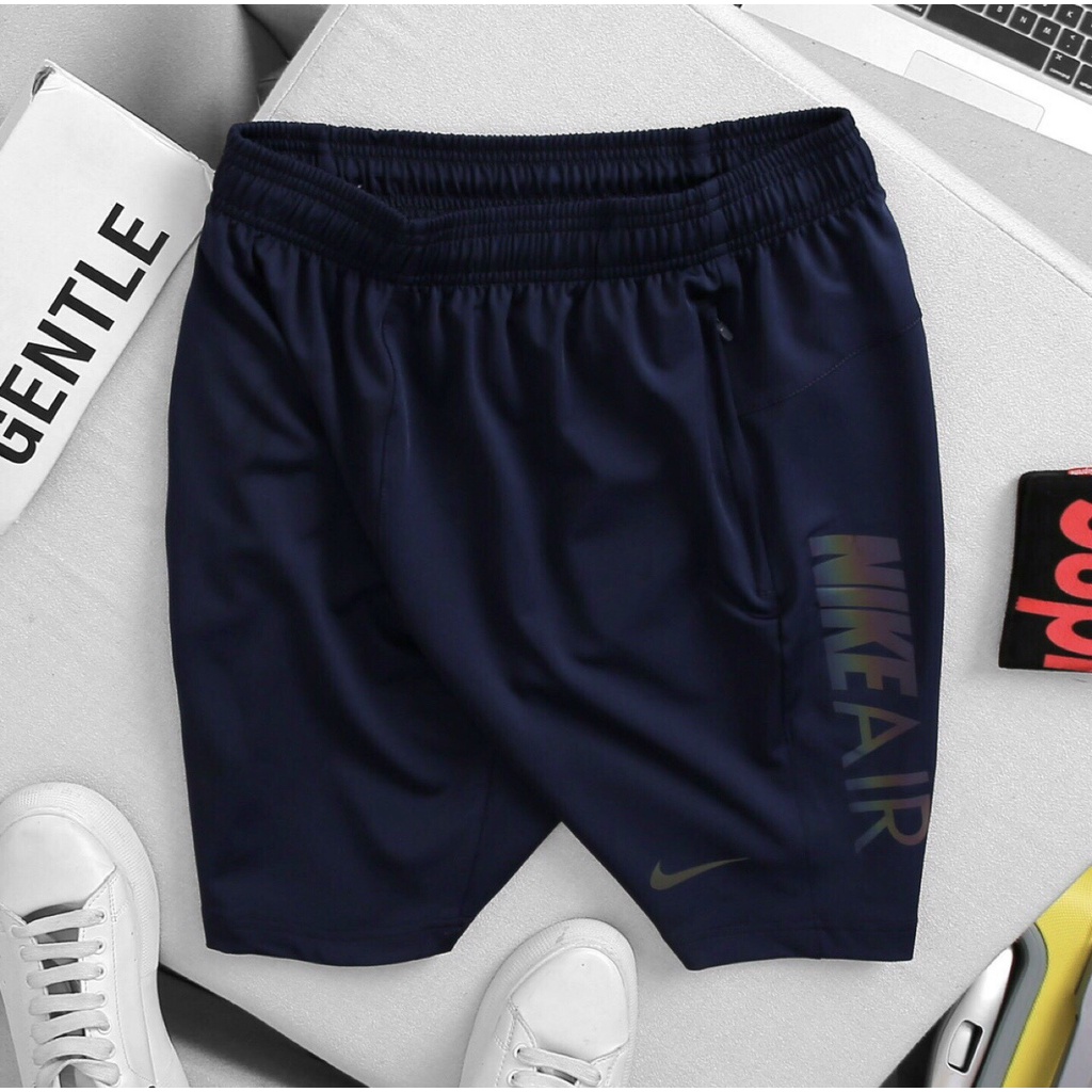 Quần Short Nam Cao Cấp form Thể Thao Co Giãn Thấm Hút Tốt 3 Túi Khóa Kéo Cao Cấp Trẻ Trung Năng Động