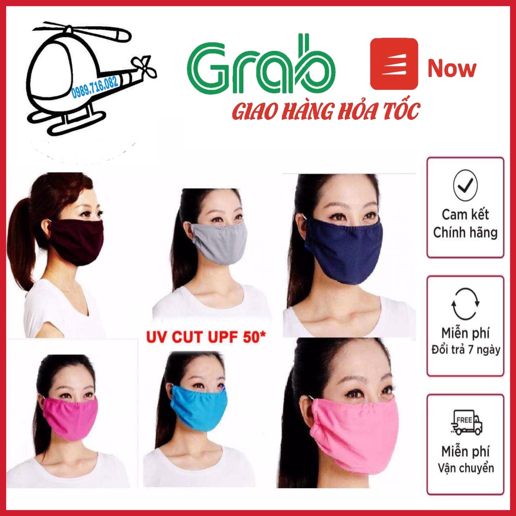 Khẩu trang chống nắng UV Cut