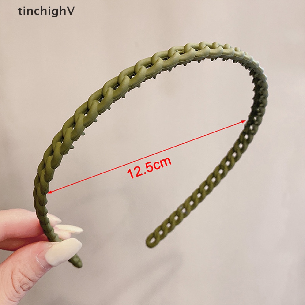 Băng Đô Cài Tóc Màu Trơn Dành Cho Nữ