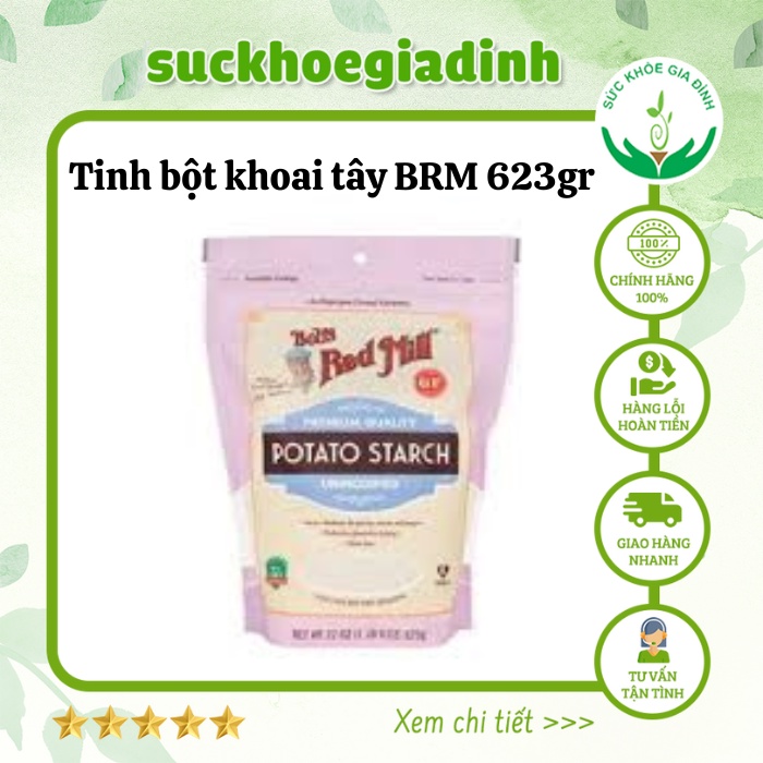 [ Date: 8.2023] Tinh Bột Khoai Tây Bob's Red Mill 623g