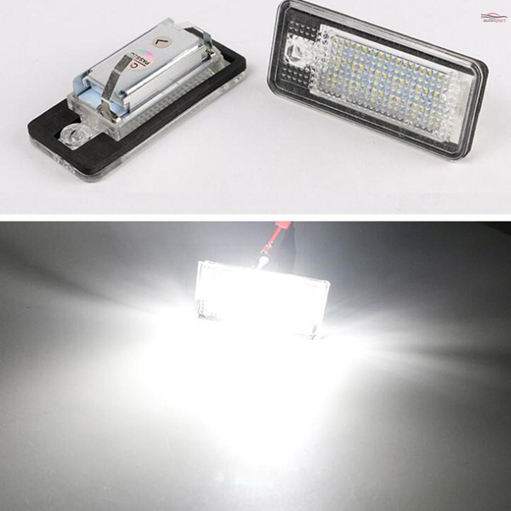 Bộ 18 Đèn LED Thay Thế Gắn Biển Số Xe Hơi Audi A3 S3 A4 S4 B6 A6 S6 A8 S8 Q7