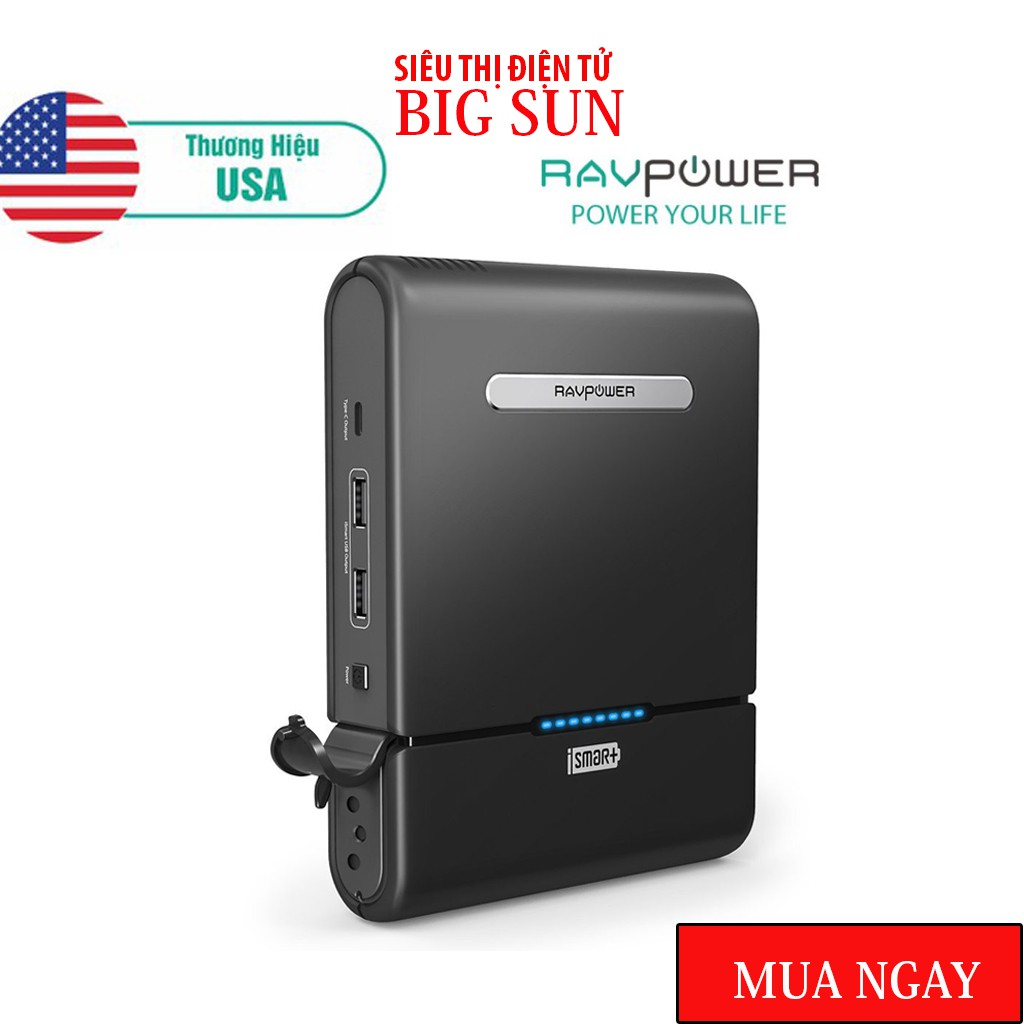 Sạc dự phòng cho Laptop RAVPower PB055 27000mAh-Thương hiệu USA- HÀNG CHÍNH HÃNG