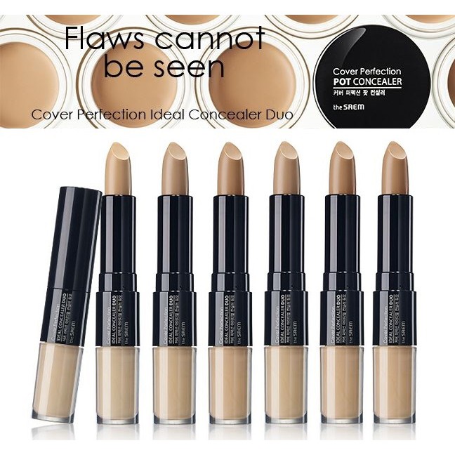 [THE SAEM] Cover Perfection Ideal Concealer Duo 4.2g / 4.5g | BigBuy360 - bigbuy360.vn