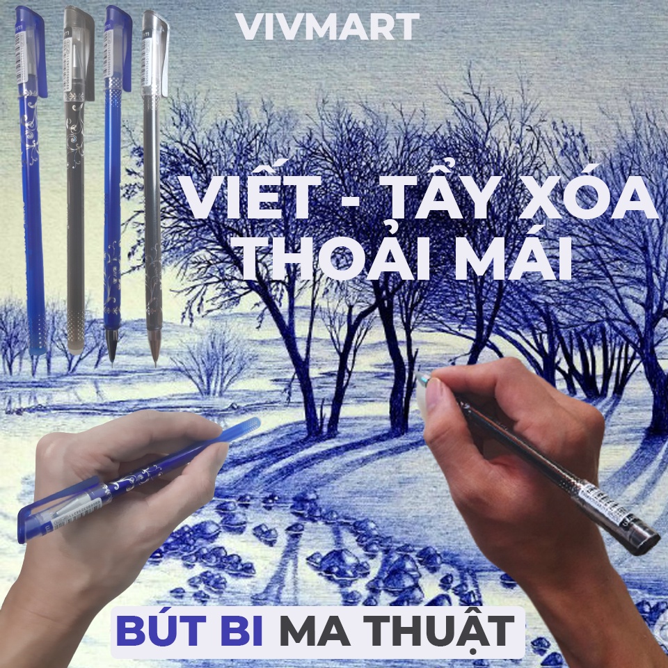 ✅ [GIÁ SỈ] BÚT BI THẦN KỲ - VIẾT XONG TẨY XÓA ĐƯỢC DỄ DÀNG
