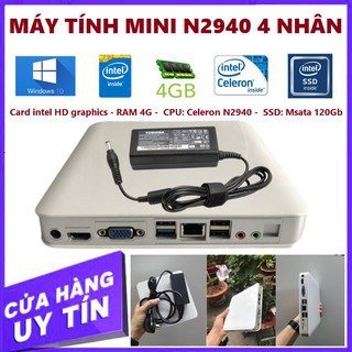 PC Mini Q3 Nhỏ Gọn- Mạnh Mẽ THẾ HỆ 4 N2940, N2930 RAM 4Gb SSD 120Gb - Bảo hành 12 tháng - [ ẢNH THẬT 100%] | BigBuy360 - bigbuy360.vn