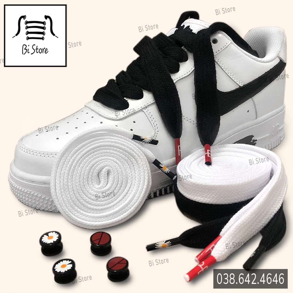 Phụ kiện giày AF1 Paranoise GD - Nút PMO, móc treo hoa cúc, dây giày,...