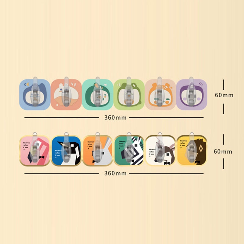 Móc Treo Đồ Dùng Gắn Lưng Cửa Không Cần Đục Lỗ Tiện Dụng Cho Nhà Bếp