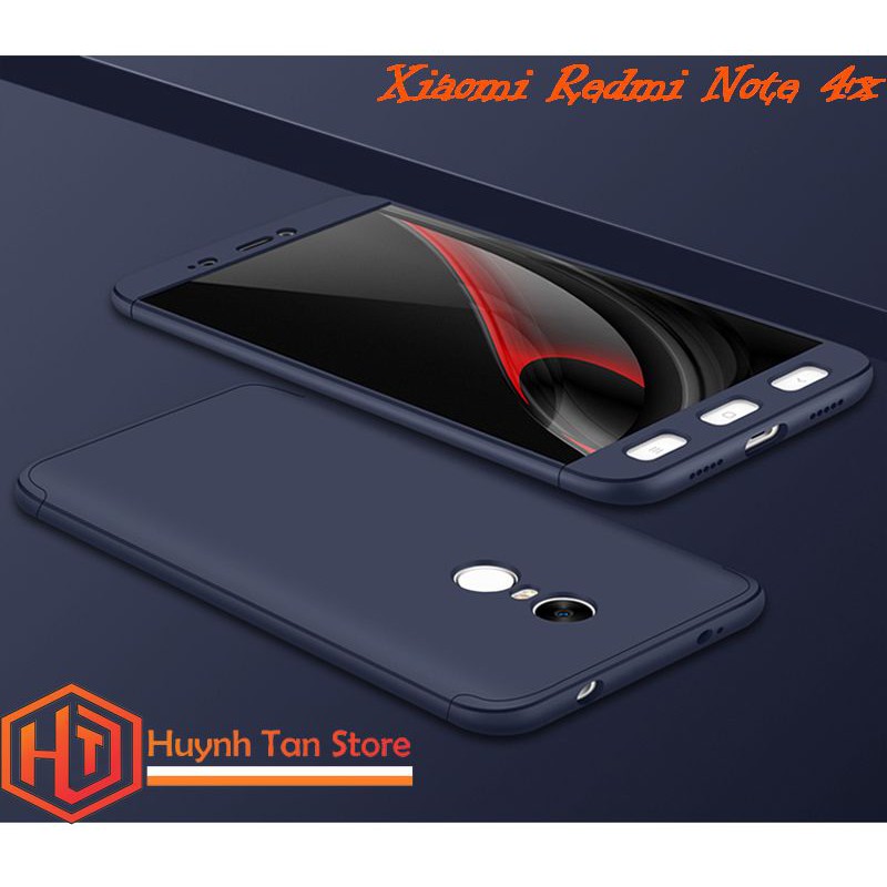 Ốp lưng Xiaomi Redmi Note 4x nhựa cứng 360 GKK bảo vệ toàn diện gkk(MÀU BẤT KÌ)