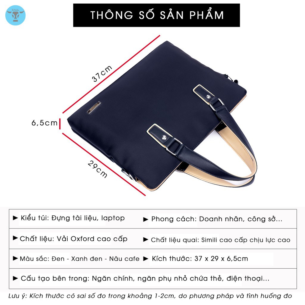 Túi công sở phong cách doanh nhân đựng laptop/tài liệu cao cấp TMOOS (EP20) | BigBuy360 - bigbuy360.vn