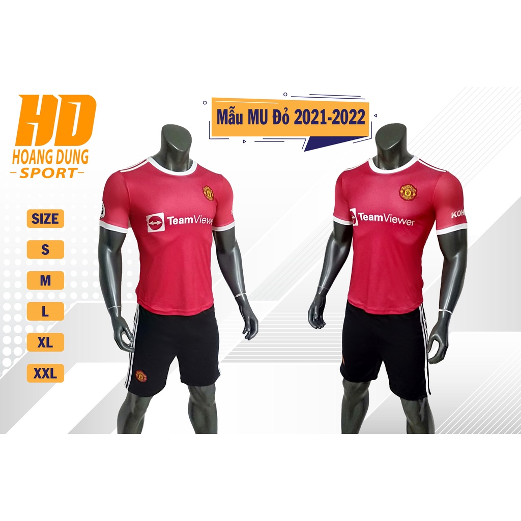 Bộ đồ bóng đá câu lạc bộ mùa giải 2021-2022 Logo thêu / in cực tinh tế, sắc nét