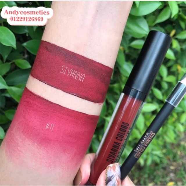 SON KEM LÌ SIVANNA COLORS MATTE LIPS