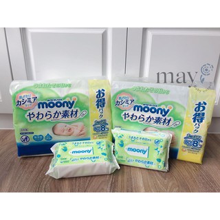 Khăn giấy ướt cho bé Moony Nhật Bản