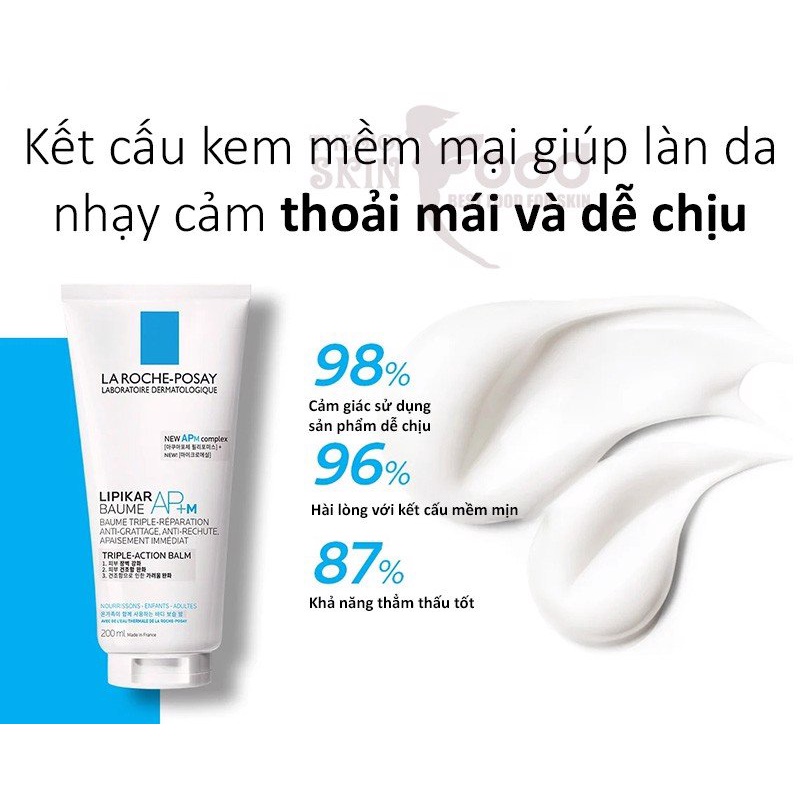 Kem Dưỡng Giảm Ngứa, Làm Dịu Da Khô Mẩn Đỏ Và Viêm La Roche-Posay Lipikar Baume AP+ M 75ml