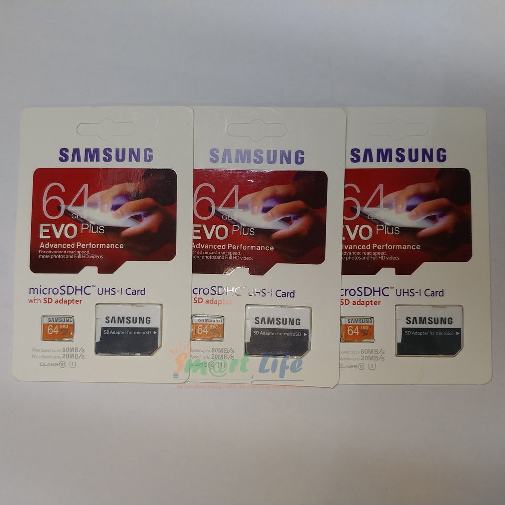 [BH 24T] Thẻ nhớ Micro SDXC Samsung EVO plus Chính hãng