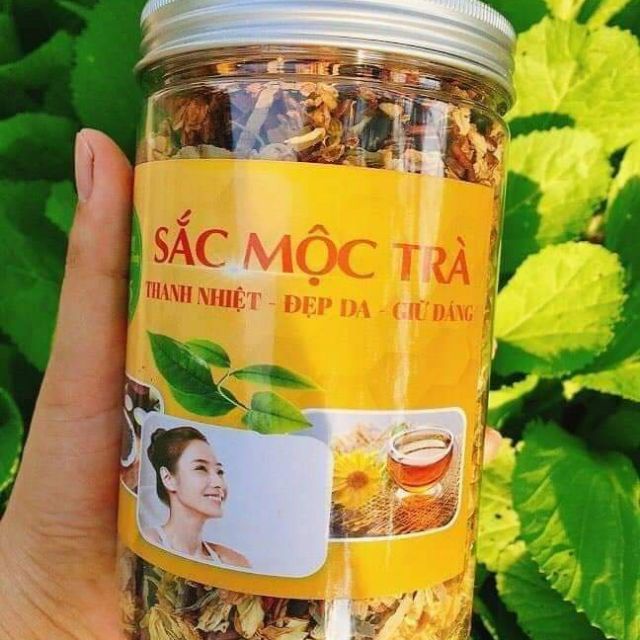 Sắc mộc trà GIẢI ĐỘC THANH NHIỆT ĐẸP DA GIỮ DÁNG mom beauty HỘP 500GRFreeship💥